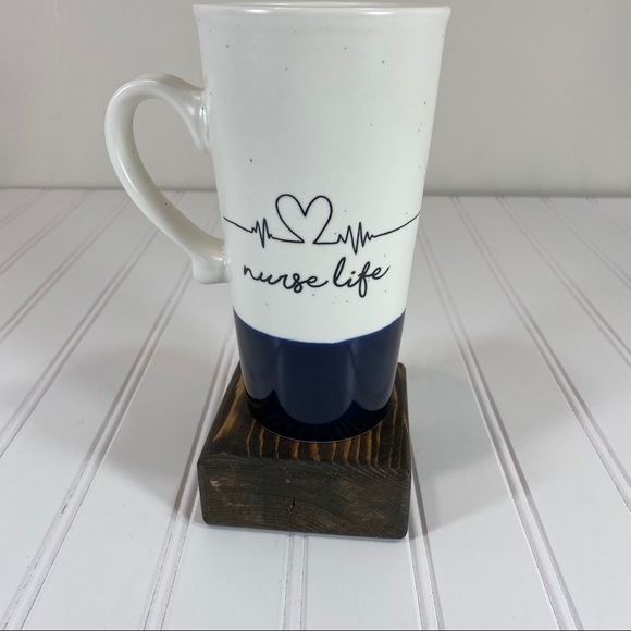Sheffield Home Other - Sheffield Home white @ blue Nurse life tall mug